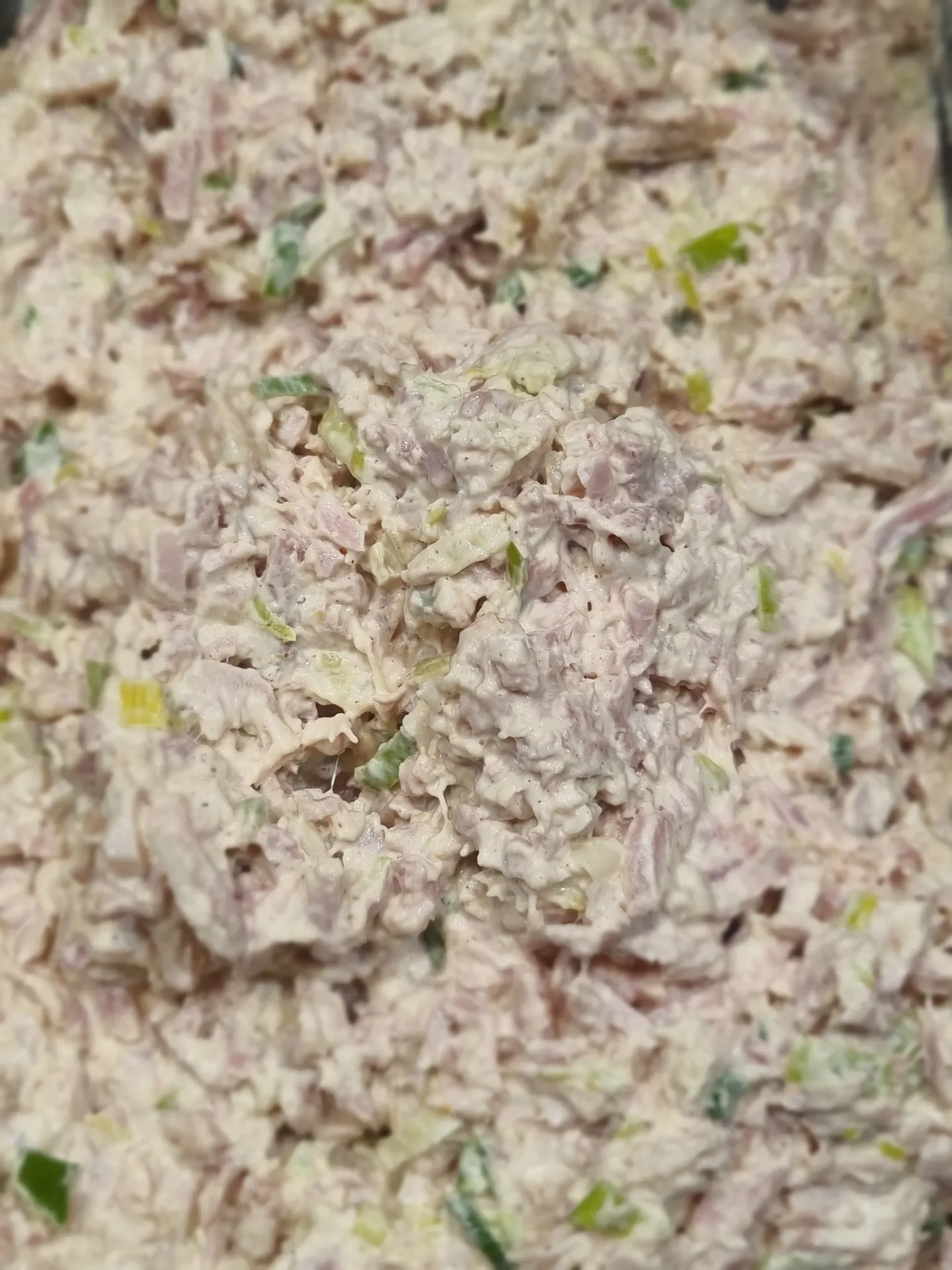 [051] Hamsalade met prei