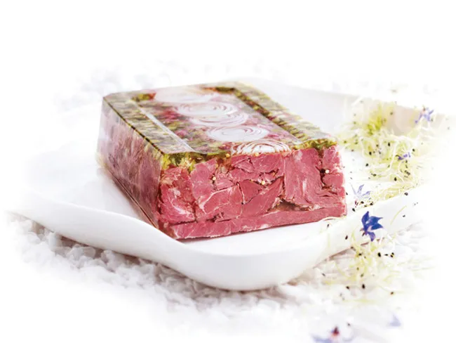 Aspic van varkenswangetjes (Fijn)