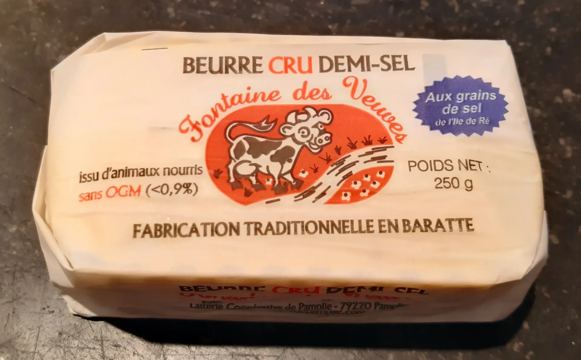 [515] Beurre baratte sel guerande